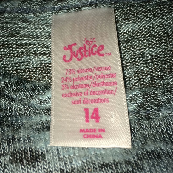 Blue black sweater open shoulder sweater dress - Picture 3 of 4